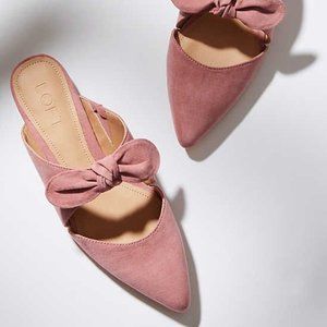 Bow Mule Flats NEVER WORN